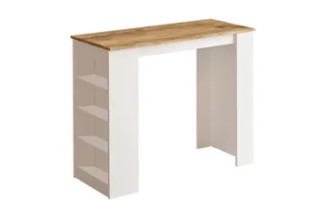 Zambasa Barbord 120 cm - Natur/Vit - Möbler - Bord & matgrupper - Barbord & ståbord