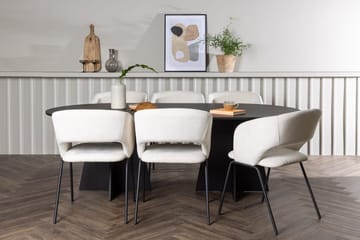 Bariso Matbord 230x115x75 cm Oval med 6 Day Matstol - Möbler - Bord & matgrupper - Matgrupper