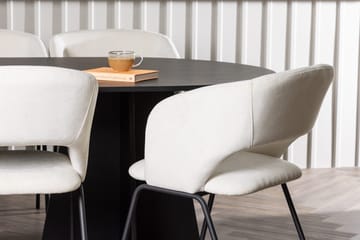 Bariso Matbord 230x115x75 cm Oval med 6 Day Matstol - Möbler - Bord & matgrupper - Matgrupper
