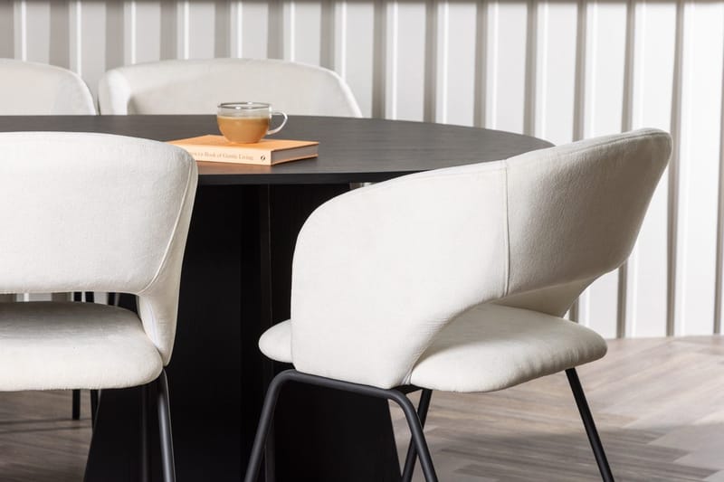 Bariso Matbord 230x115x75 cm Oval med 6 Day Matstol - Möbler - Bord & matgrupper - Matgrupper