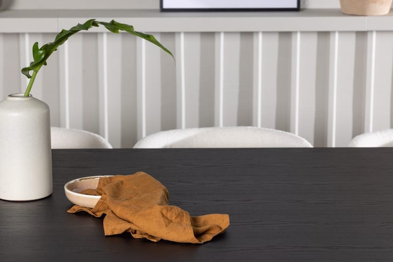 Bariso Matbord 230x115x75 cm Oval med 6 Edina Matstol - Möbler - Bord & matgrupper - Matgrupper