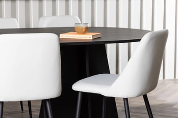 Bariso Matbord 230x115x75 cm Oval med 6 Night Matstol - Möbler - Bord & matgrupper - Matgrupper