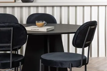 Bariso Matbord 230x115x75 cm Oval med 6 Stella Matstol - Möbler - Bord & matgrupper - Matgrupper