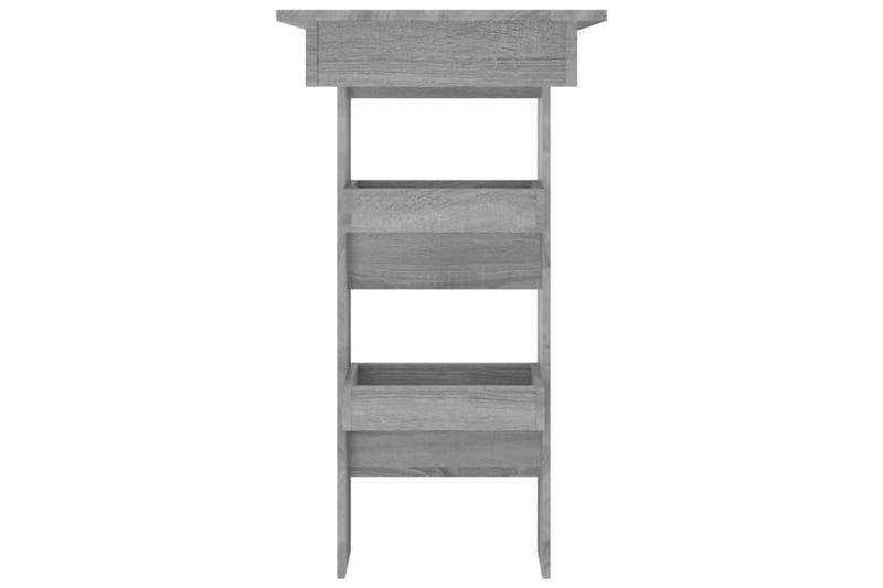 beBasic Barbord väggmonterat grå sonoma 102x45x103,5 cm konstruerat trä - Grey - Möbler - Bord & matgrupper - Barbord & ståbord
