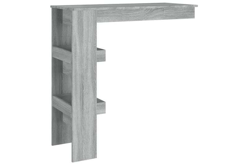 beBasic Barbord väggmonterat grå sonoma 102x45x103,5 cm konstruerat trä - Grey - Möbler - Bord & matgrupper - Barbord & ståbord