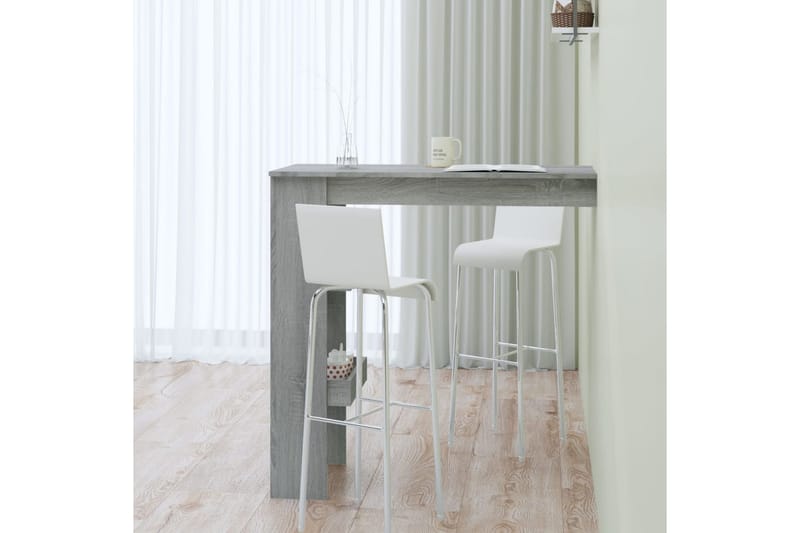 beBasic Barbord väggmonterat grå sonoma 102x45x103,5 cm konstruerat trä - Grey - Möbler - Bord & matgrupper - Barbord & ståbord