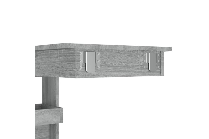 beBasic Barbord väggmonterat grå sonoma 102x45x103,5 cm konstruerat trä - Grey - Möbler - Bord & matgrupper - Barbord & ståbord