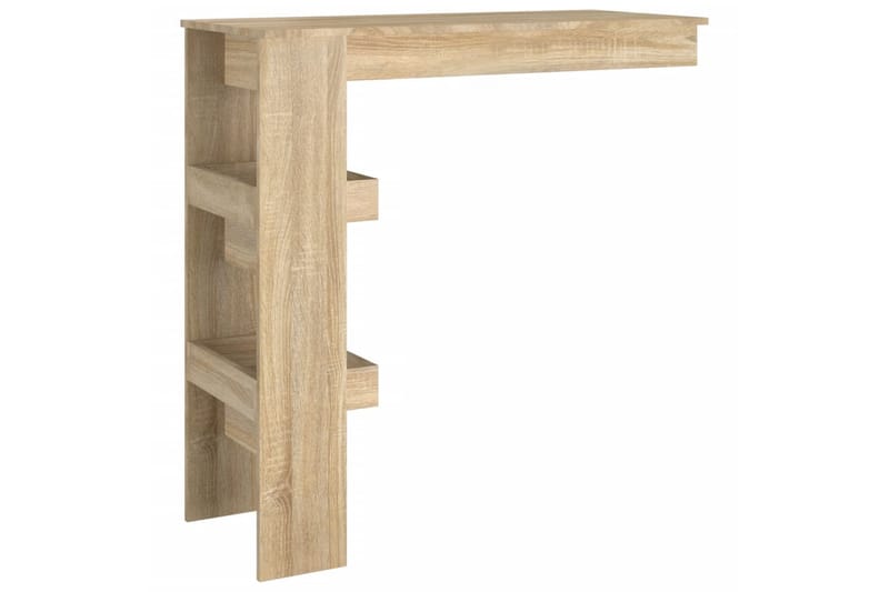 beBasic Barbord väggmonterat sonoma-ek 102x45x103,5 cm konstruerat trä - Brown - Möbler - Bord & matgrupper - Barbord & ståbord