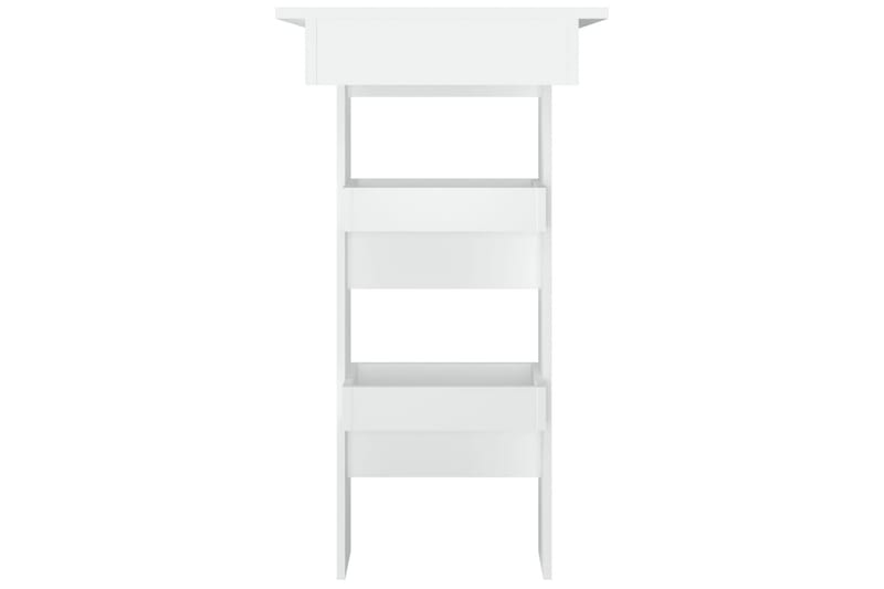 beBasic Barbord väggmonterat vit 102x45x103,5 cm konstruerat trä - White - Möbler - Bord & matgrupper - Barbord & ståbord