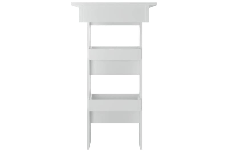 beBasic Barbord väggmonterat vit glans 102x45x103,5 cm konstruerat trä - White - Möbler - Bord & matgrupper - Barbord & ståbord