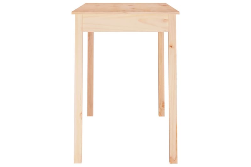beBasic Matbord 110x55x75 cm massivt furuträ - Brown - Möbler - Bord & matgrupper - Matbord & köksbord