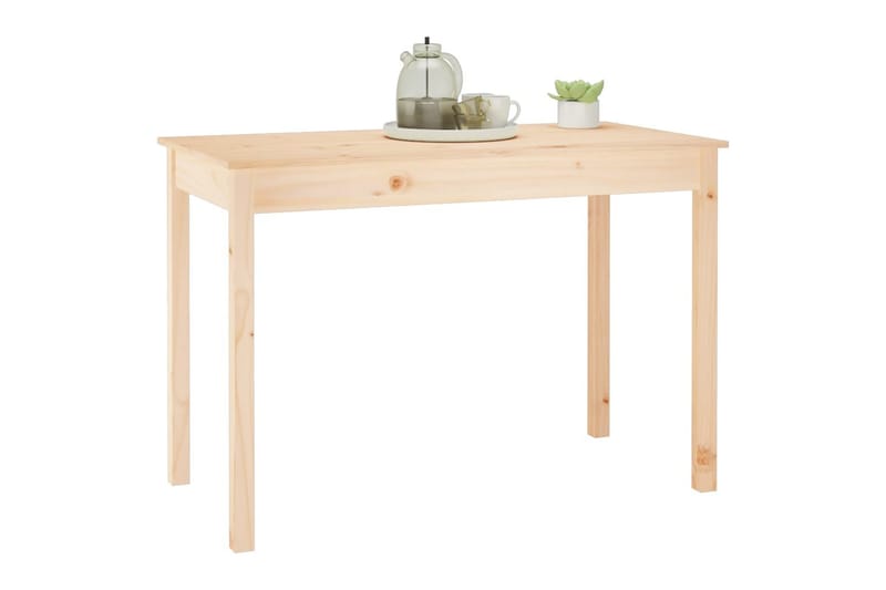 beBasic Matbord 110x55x75 cm massivt furuträ - Brown - Möbler - Bord & matgrupper - Matbord & köksbord