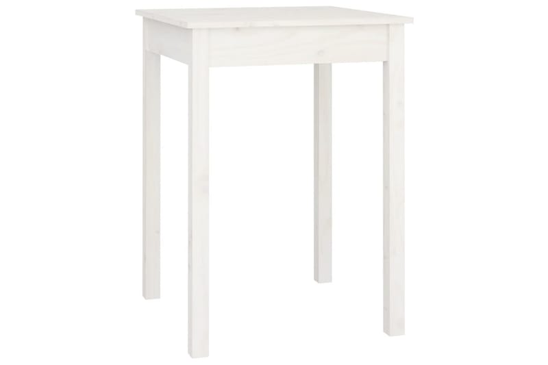 beBasic Matbord vit 55x55x75 cm massivt furuträ - White - Möbler - Bord & matgrupper - Matbord & köksbord