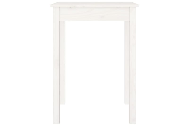 beBasic Matbord vit 55x55x75 cm massivt furuträ - White - Möbler - Bord & matgrupper - Matbord & köksbord
