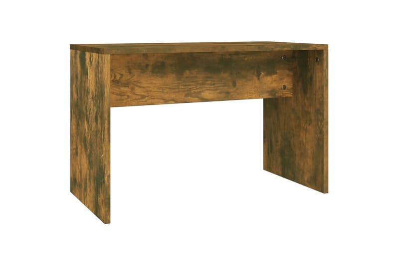 beBasic Sminkbord set rökfärgad ek 74,5x40x141 cm - Brown - Möbler - Bord & matgrupper - Sminkbord & toalettbord