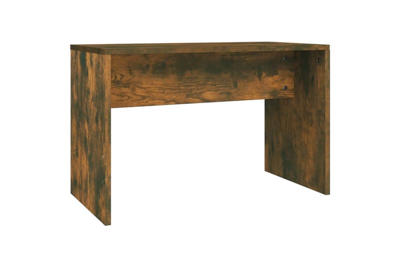 beBasic Sminkbord set rökfärgad ek 86,5x35x136 cm - Brown - Möbler - Bord & matgrupper - Sminkbord & toalettbord
