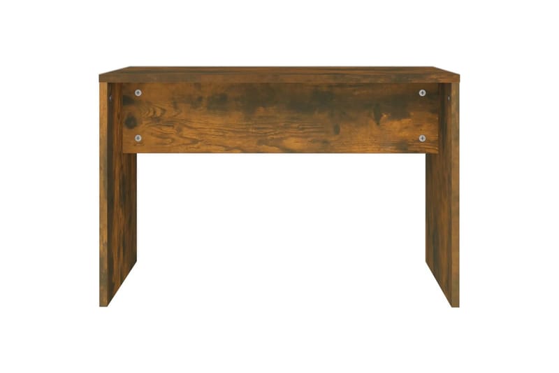 beBasic Sminkbord set rökfärgad ek 86,5x35x136 cm - Brown - Möbler - Bord & matgrupper - Sminkbord & toalettbord