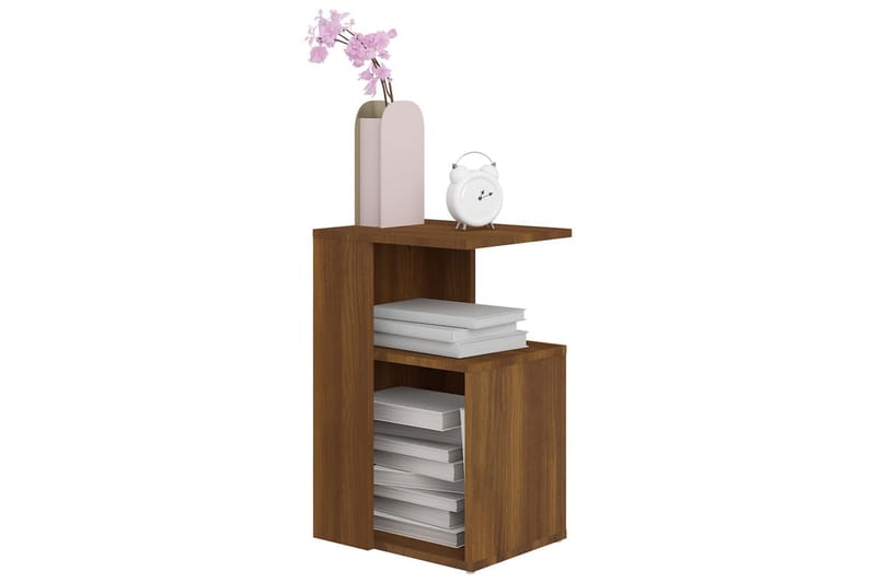 beBasic Soffbord brun ek 36x30x56 cm konstruerat trä - Brown - Möbler - Bord & matgrupper - Soffbord