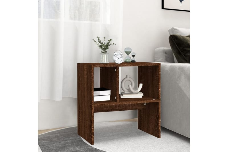 beBasic Soffbord brun ek 50x30x50 cm konstruerat trä - Brown - Möbler - Bord & matgrupper - Soffbord