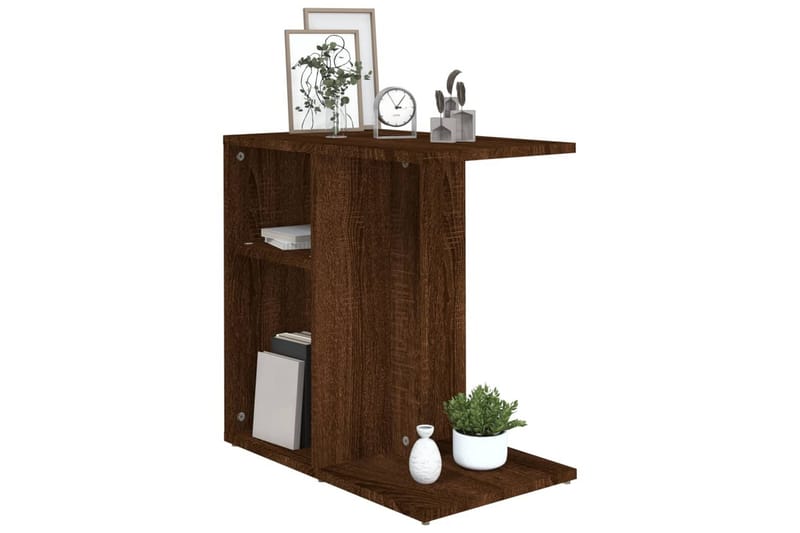 beBasic Soffbord brun ek 50x30x50 cm konstruerat trä - Brown - Möbler - Bord & matgrupper - Soffbord