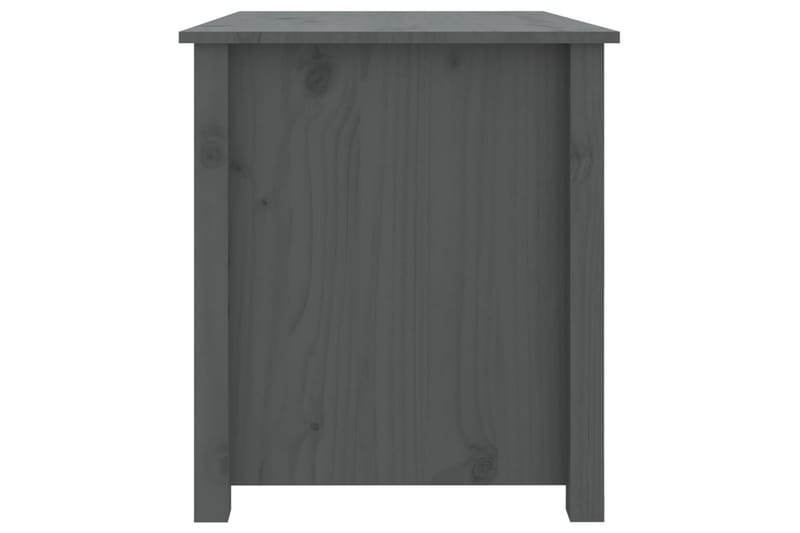 beBasic Soffbord grå 71x49x55 cm massiv furu - Grey - Soffbord