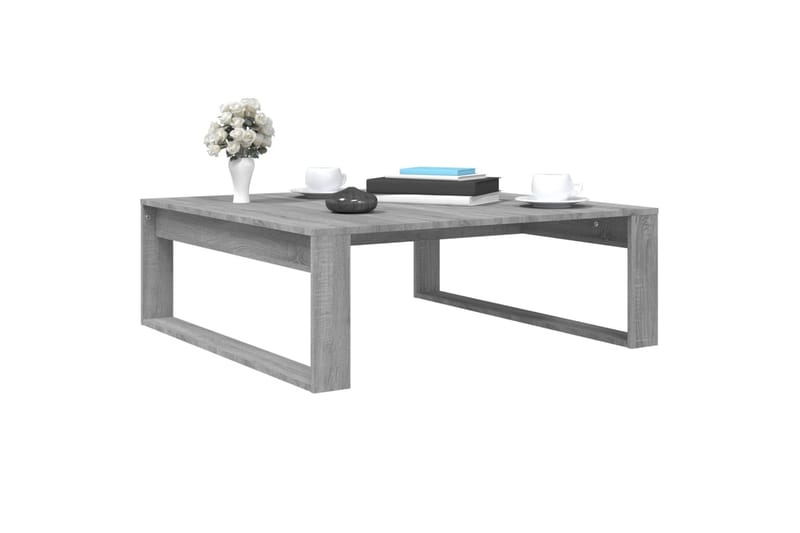 beBasic Soffbord grå sonoma 100x100x35 cm konstruerat trä - Grey - Möbler - Bord & matgrupper - Soffbord
