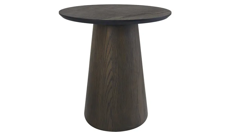 Belvik Soffbord Rund 48 cm, Brun