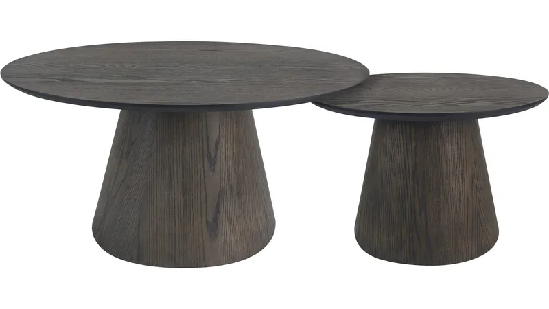 Belvik Soffbord Rund 60 cm - Brun - Möbler - Bord & matgrupper - Soffbord