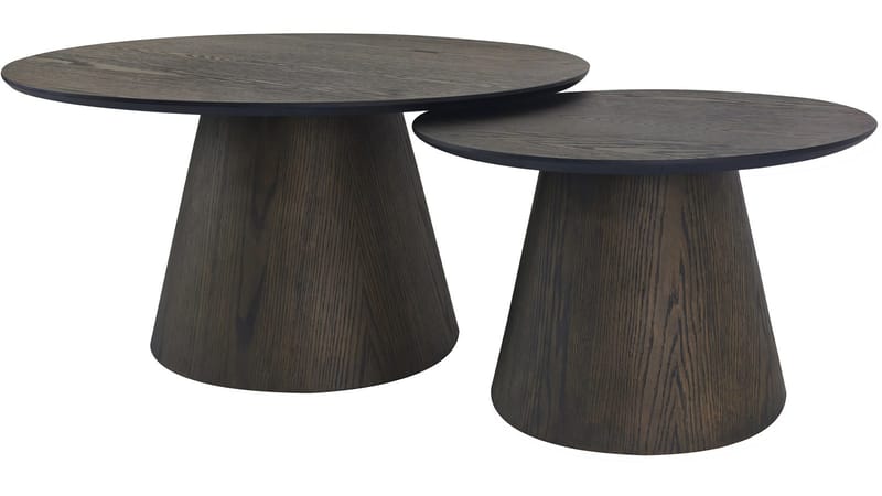 Belvik Soffbord Rund 60 cm - Brun - Möbler - Bord & matgrupper - Soffbord