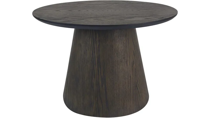 Belvik Soffbord Rund 60 cm, Brun