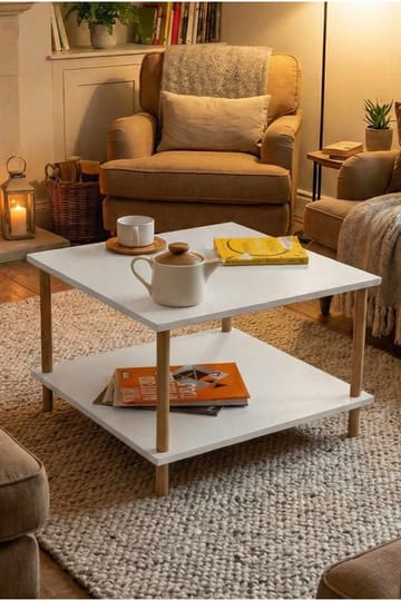 Belvo Soffbord 60x42,5x60 cm - Vit - Möbler - Bord & matgrupper - Soffbord