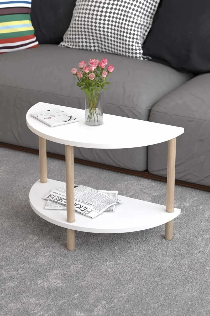 Belvo Soffbord 60x42x30 cm - Vit - Möbler - Bord & matgrupper - Soffbord