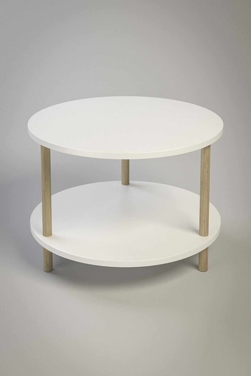 Belvo Soffbord 60x43 cm - Vit - Möbler - Bord & matgrupper - Soffbord