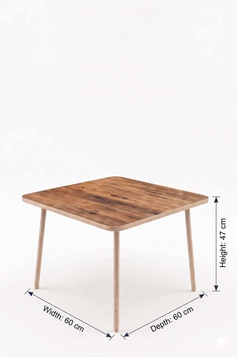 Belvo Soffbord 60x47x60 cm - Furu - Möbler - Bord & matgrupper - Soffbord