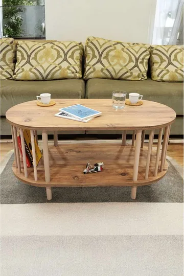 Belvo Soffbord 90x43x45 cm - Furu - Möbler - Bord & matgrupper - Soffbord