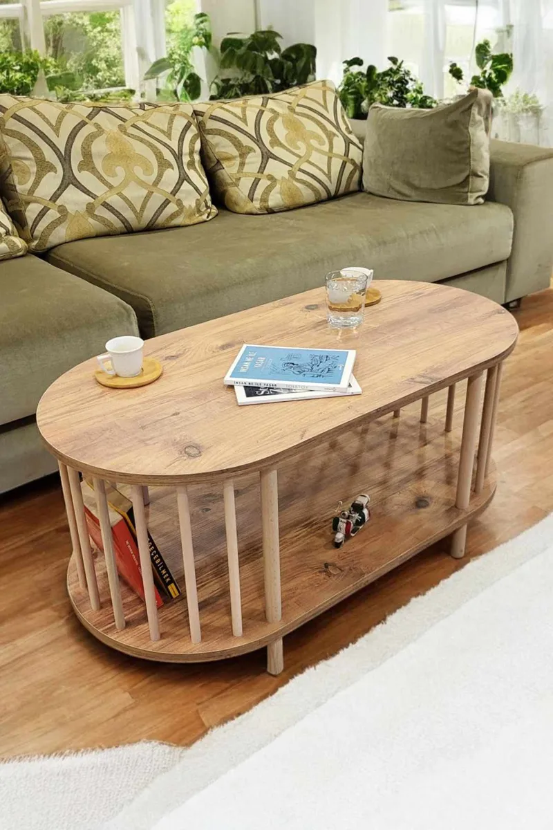Belvo Soffbord 90x43x45 cm - Furu - Möbler - Bord & matgrupper - Soffbord