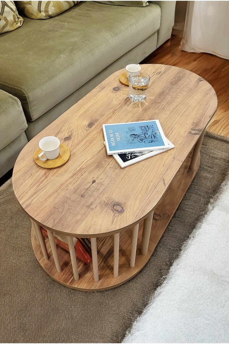 Belvo Soffbord 90x43x45 cm - Furu - Möbler - Bord & matgrupper - Soffbord