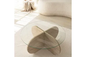 Bengul Soffbord 75 cm - Beige - Möbler - Bord & matgrupper - Soffbord