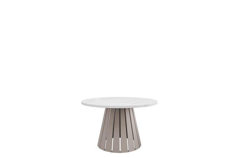 Berber Soffbord 75 cm - Beige/Vit - Möbler - Bord & matgrupper - Soffbord