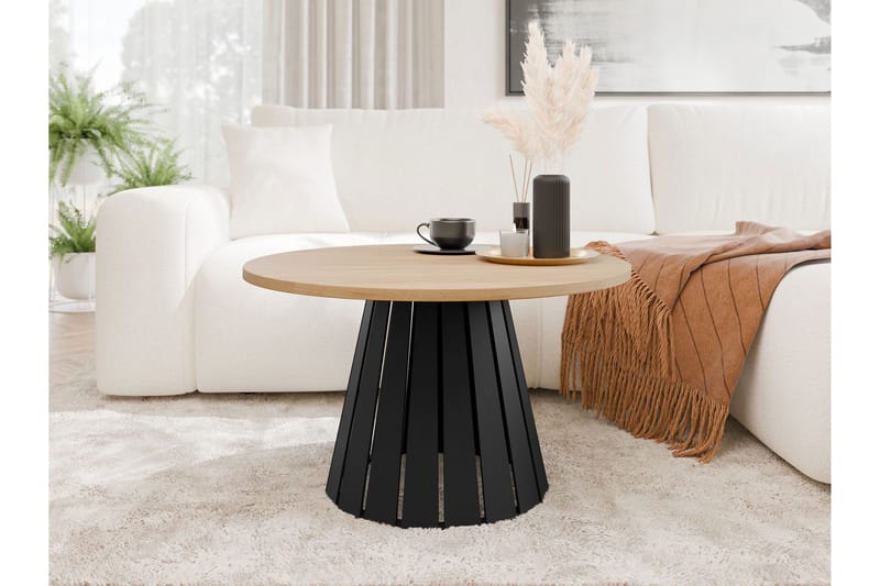 Berber Soffbord 75 cm - Svart/Brun - Möbler - Bord & matgrupper - Soffbord