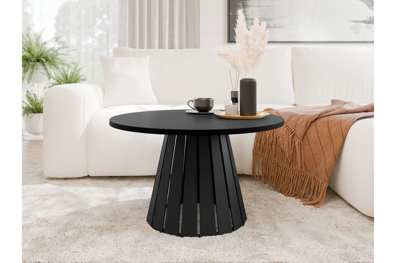 Berber Soffbord 75 cm - Svart/Vit - Möbler - Bord & matgrupper - Soffbord