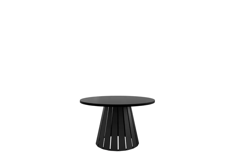 Berber Soffbord 75 cm, Svart/Vit