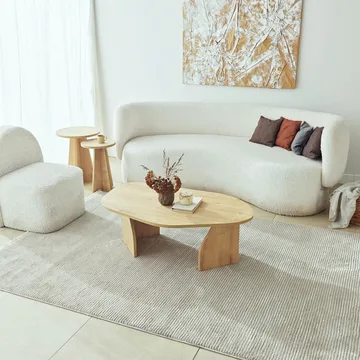 Berriaren Soffbord 100 cm - Sapphire oak - Möbler - Bord & matgrupper - Soffbord