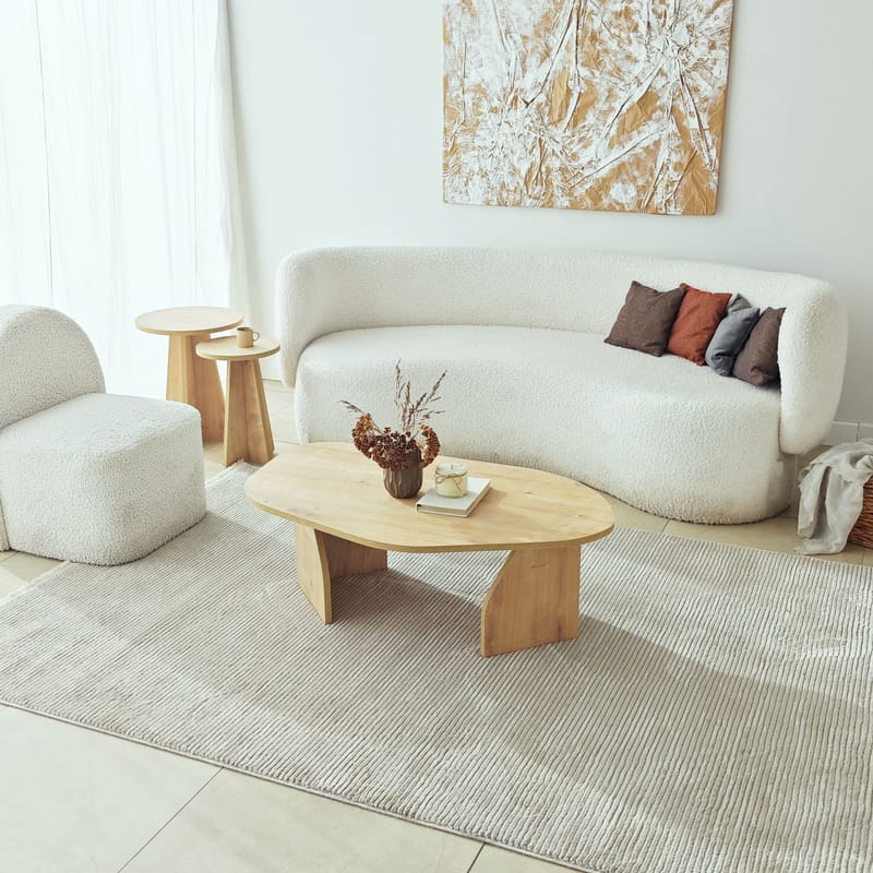 Berriaren Soffbord 100 cm - Sapphire oak - Möbler - Bord & matgrupper - Soffbord