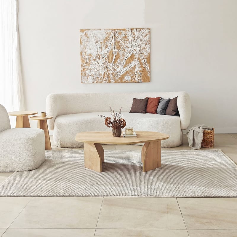 Berriaren Soffbord 100 cm - Sapphire oak - Möbler - Bord & matgrupper - Soffbord