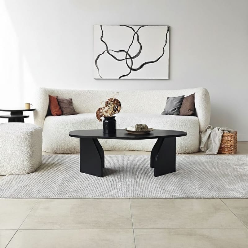 Berriaren Soffbord 100 cm - Svart - Möbler - Bord & matgrupper - Soffbord