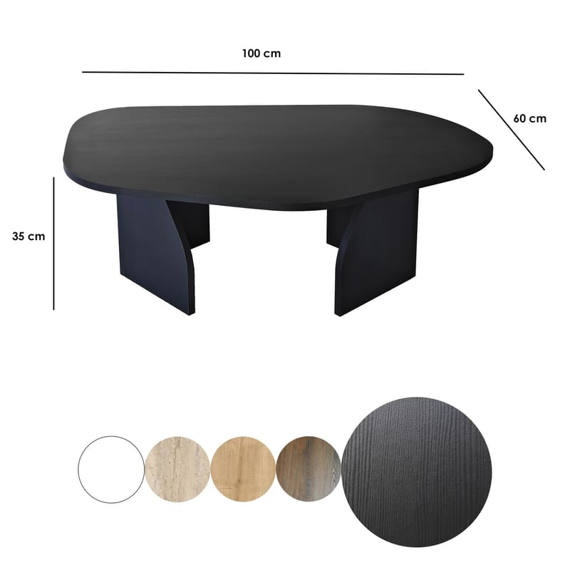 Berriaren Soffbord 100 cm - Svart - Möbler - Bord & matgrupper - Soffbord
