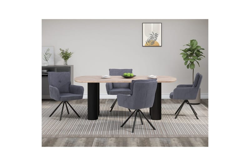 Bessonville Matbord Oblong 200x200 cm - Brun - Möbler - Bord & matgrupper - Matbord & köksbord