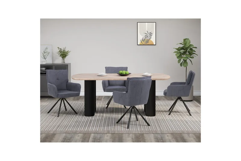 Bessonville Matbord Oblong 200x200 cm - Brun - Möbler - Bord & matgrupper - Matbord & köksbord