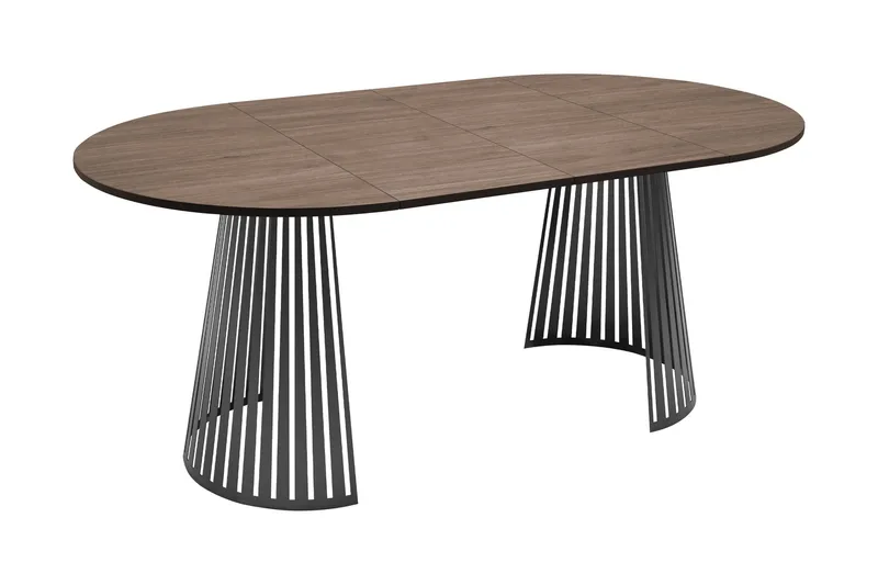 Beylen Matbord 100 cm Rund - Beige/Svart - Möbler - Bord & matgrupper - Matbord & köksbord